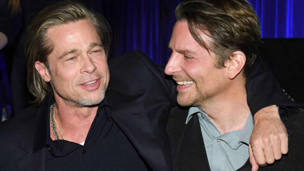 brad pitt with bradley cooper