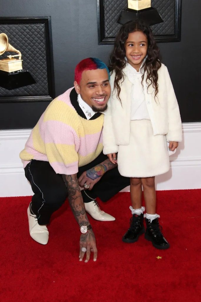 Chris Brown, left and Royalty Brown