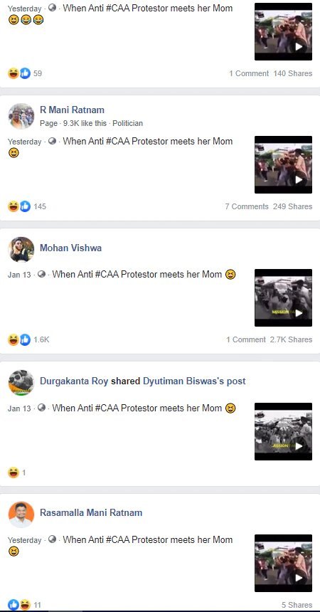 Viral facebook posts