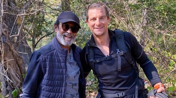 rajnikanth with bear grylls