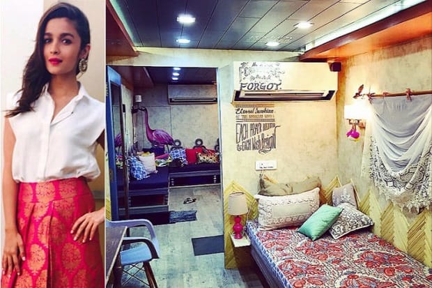 alia bhatt vanity van
