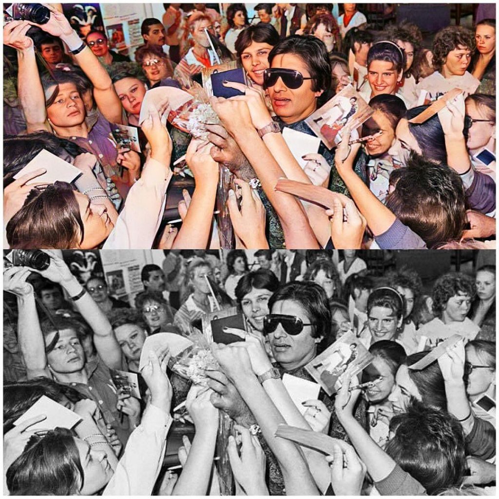  Did Amitabh Bachchan once got mobbed in Russia