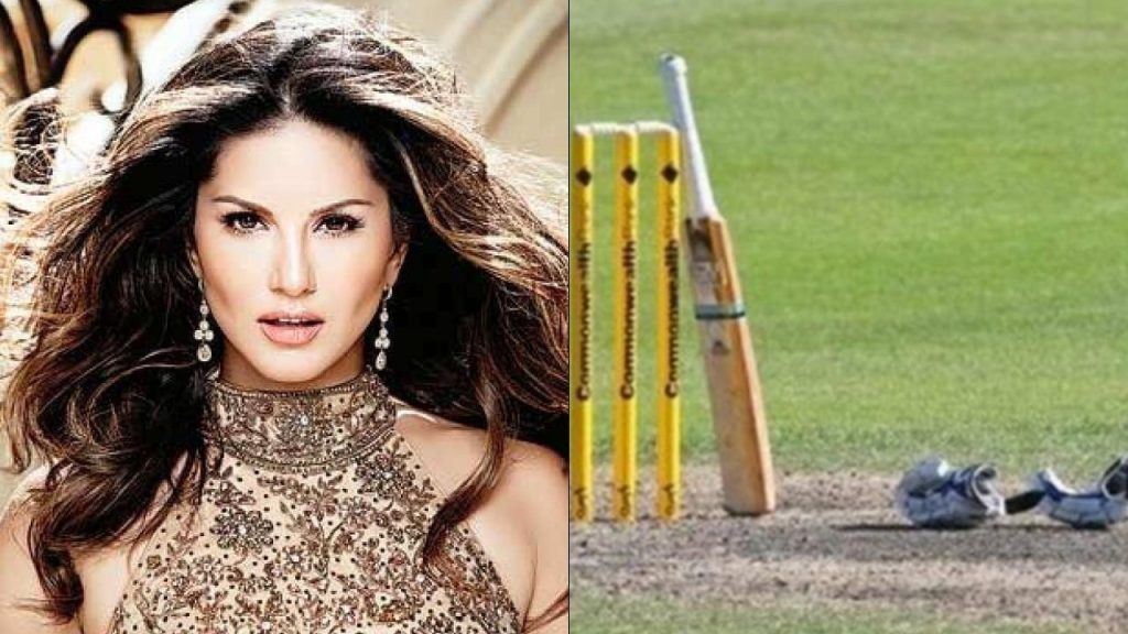 Sunny Leone trying out hands at cricket