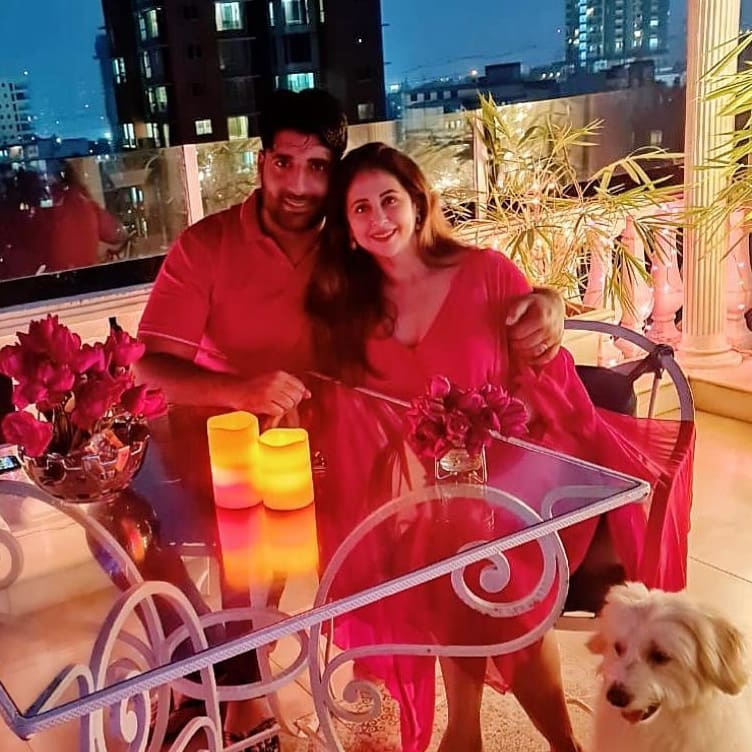 Urmila Matondkar with husband , Mohsin Akhtar