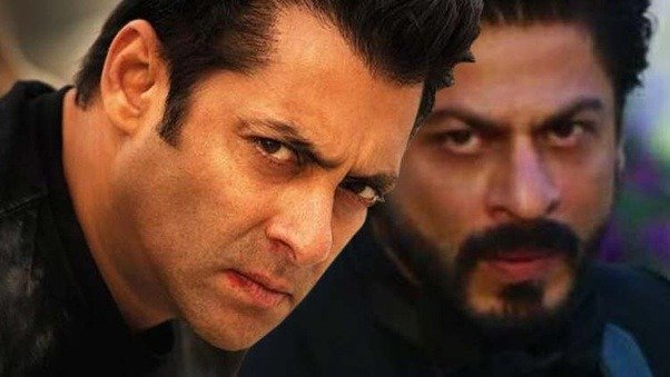 Salman and Shahrukh fight