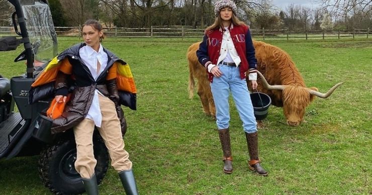 Gigi Hadid and bella hafid