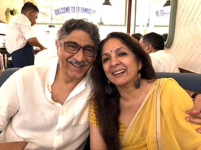 Neena Gupta and Vivek Mehra