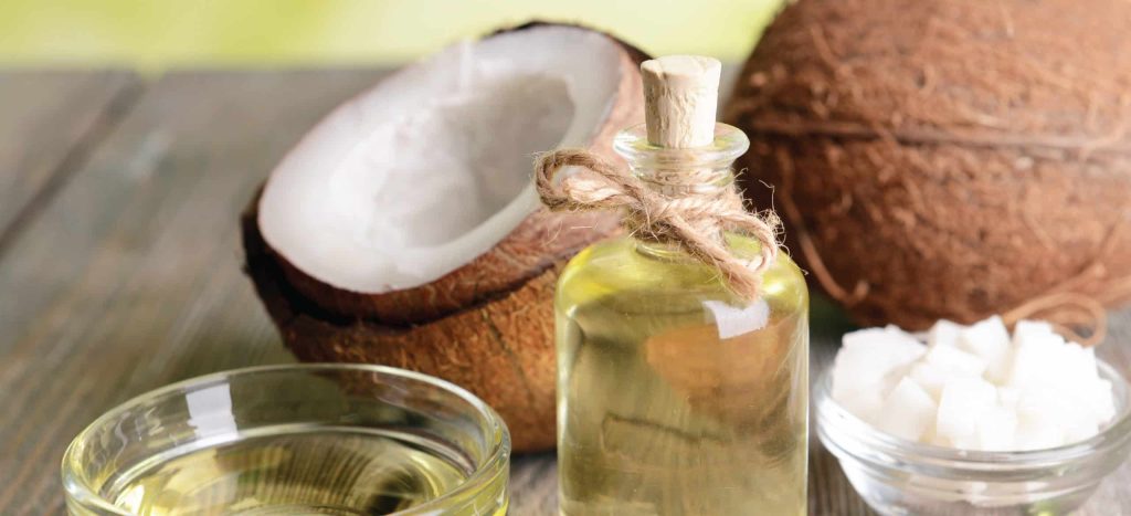 Coconut oil for skin