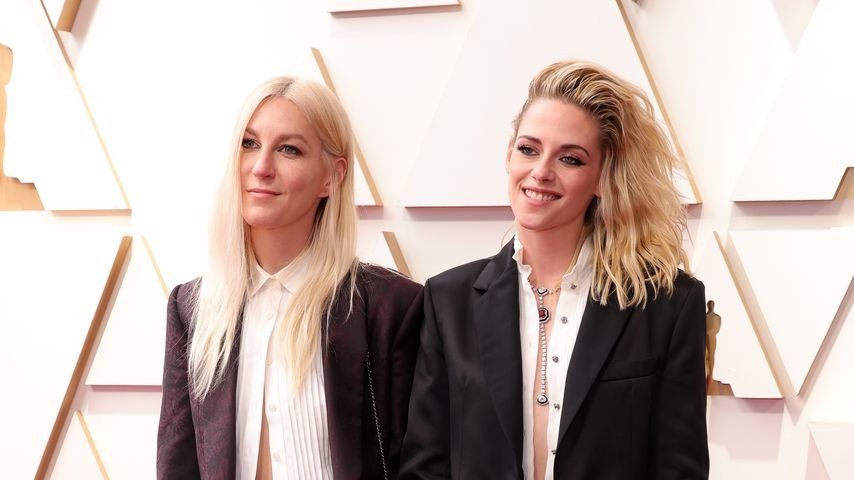 Kristen Stewart with her fiancee Dylan Meyer