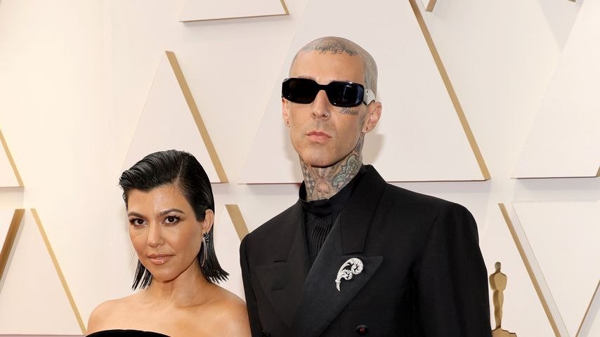 Kourtney Kardashian and Travis Barker