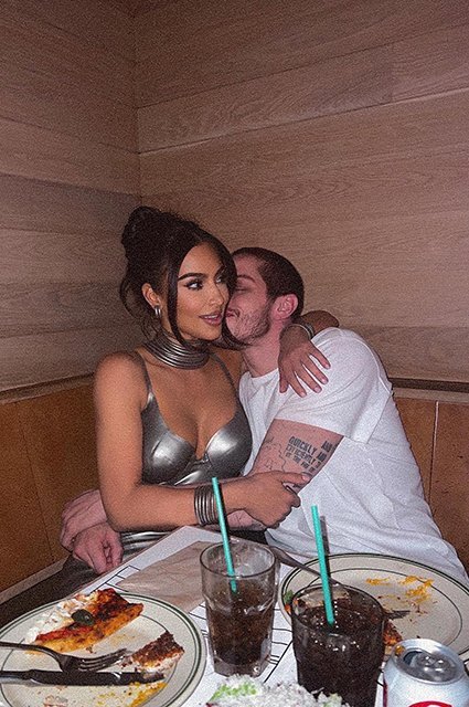Kim Kardashian and Pete Davidson