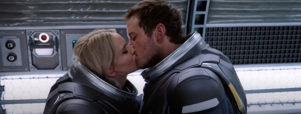 Jennifer Lawrence and Chris Pratt Kissing Scene
