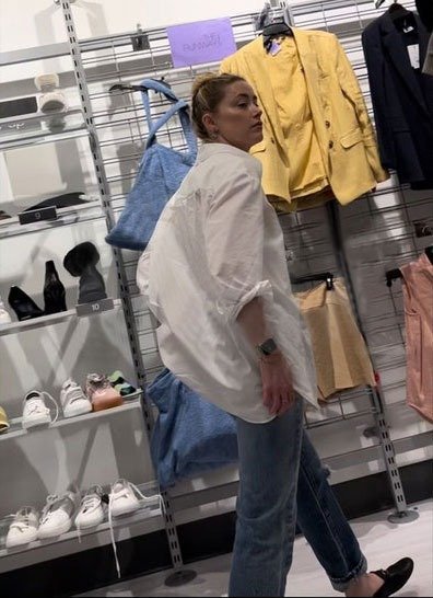 Amber Heard At TJ MAxx