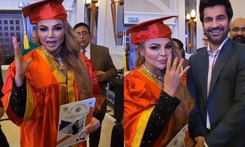 Rakhi Sawant gets MBA degree