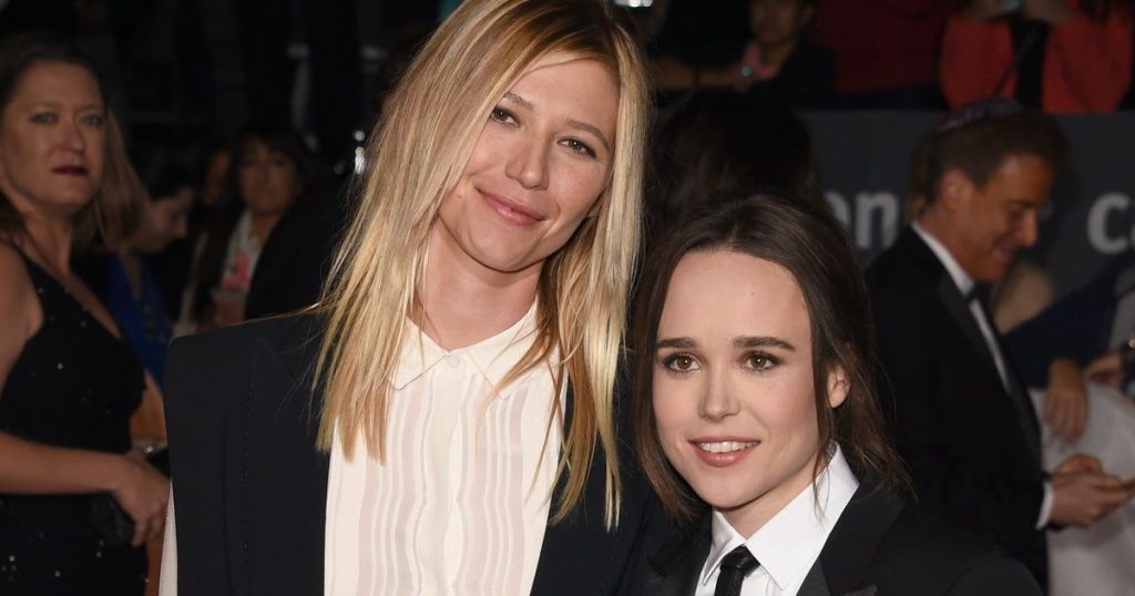 Ellen Page Samantha Thomas Lesbian Celebrities