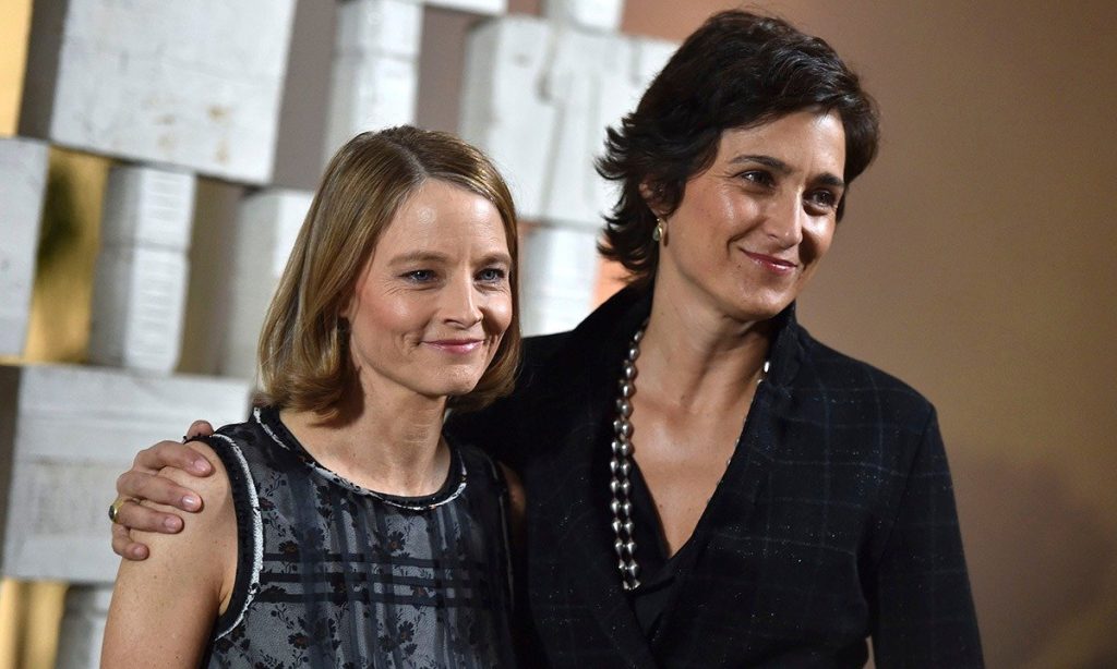 Jodie Foster wife Alexandra Hedison