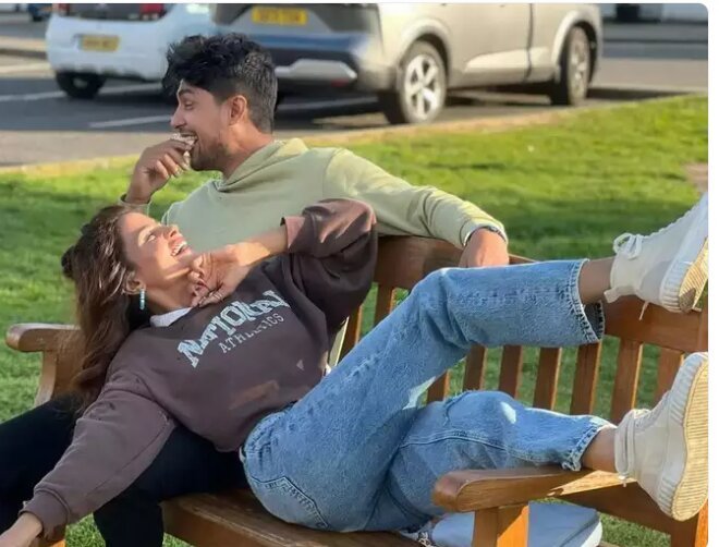 Priyanka Chahar Choudhary and Ankit Gupta in Scotland