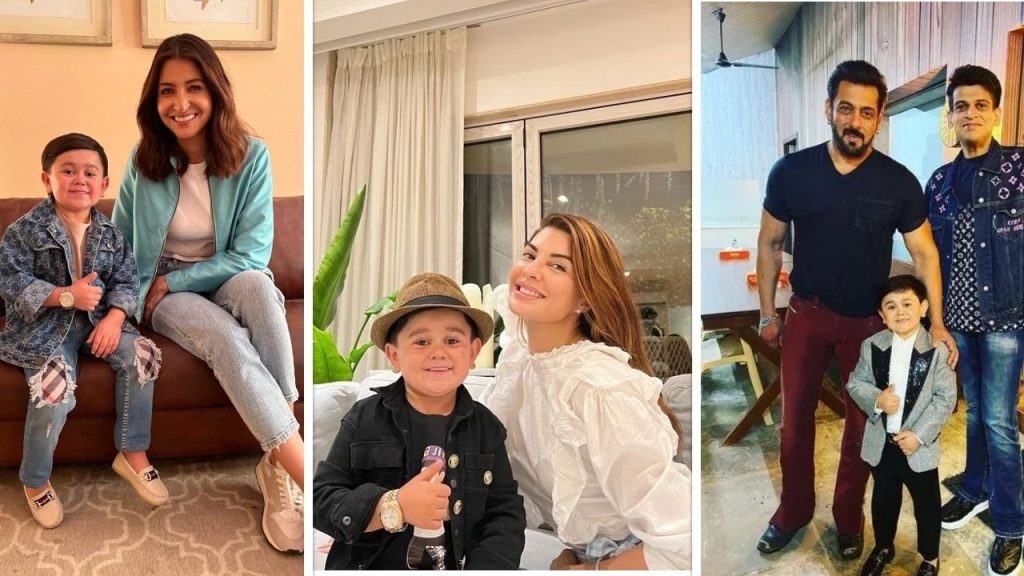 Abdu Rozik with Bollywood celebs