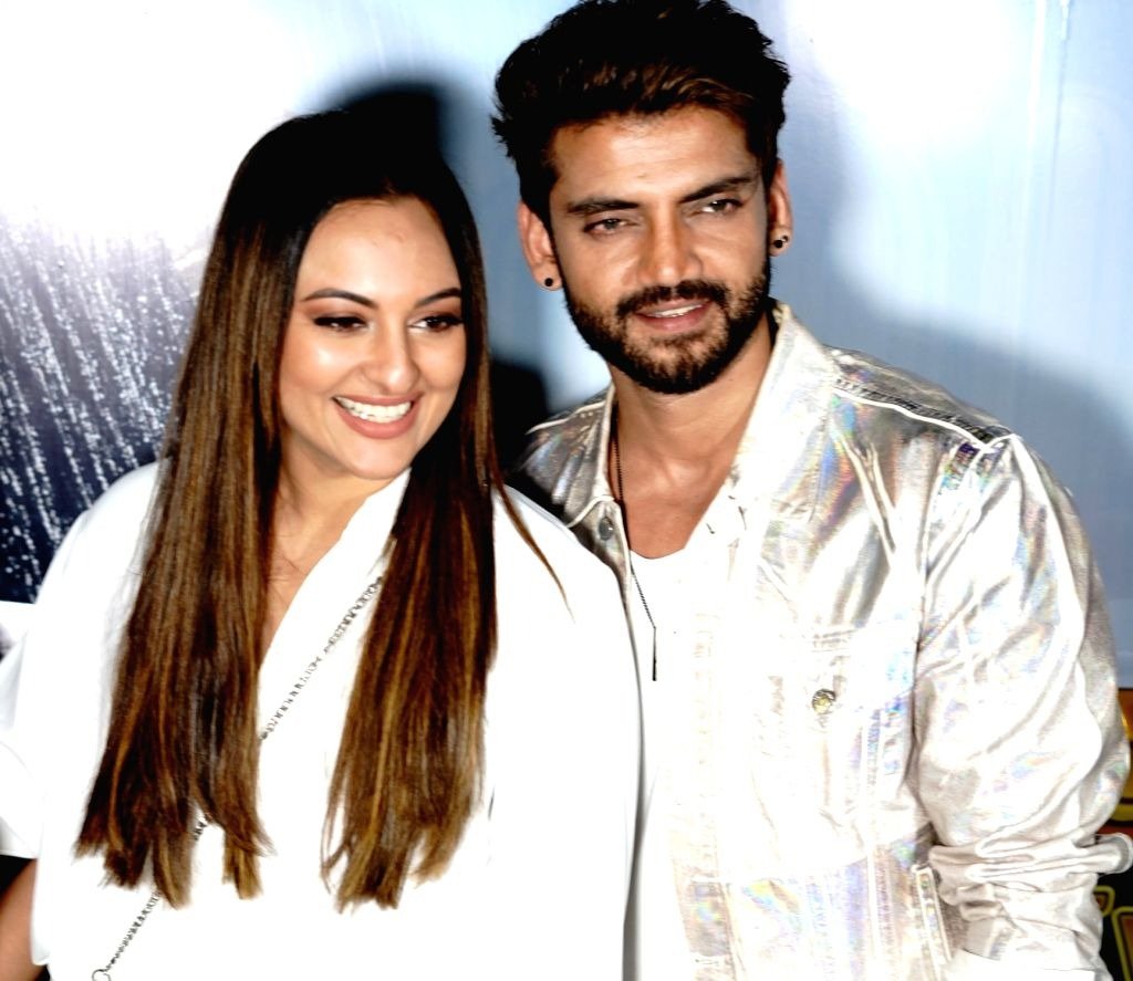 Sonakshi Sinha and Zaheer Iqbal 