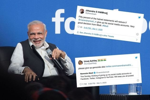 MODI ON LEAVING SOCIAL MEDIA