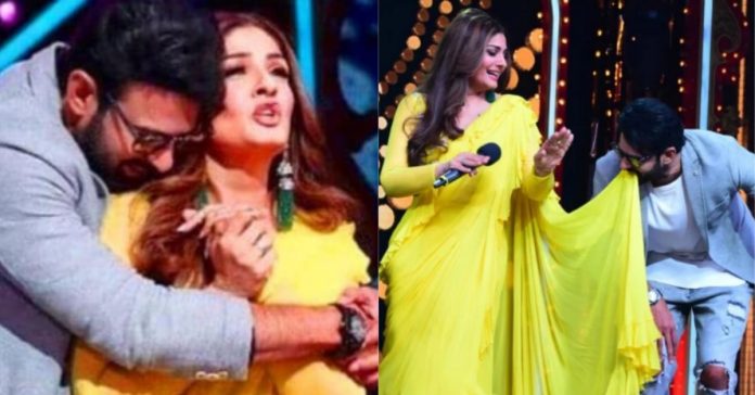 Prabhas and Raveena Tandon