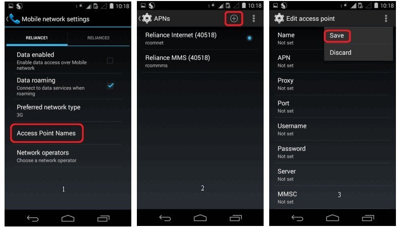 how to change android apn settings