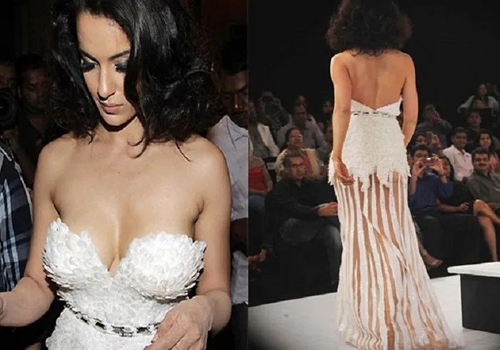 Kangana Ranaut wardrobe malfunction