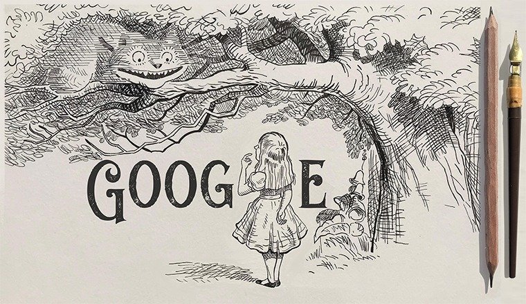 Sir John Tenniel Google Doodle