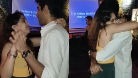 Aamir Khan’s Daughter Ira Khan Caught in a Camera While Dancing Romantically With Boyfriend Mishaal Kirpalani