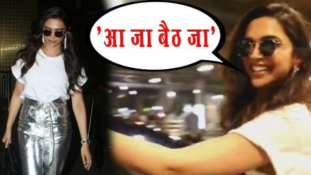 Deepika Padukone Says ‘Aaja baith ja’ to a Media person Who Comes Closer to Her