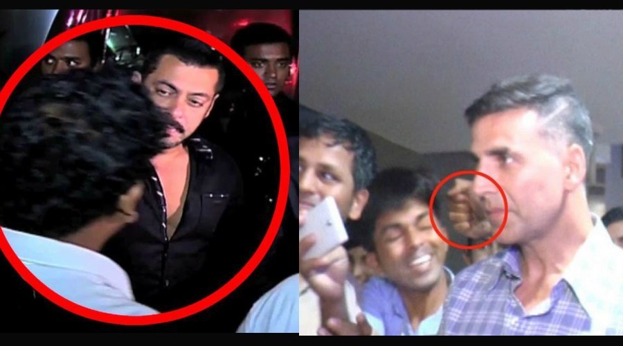 Difference Between Salman Khan, John Abraham And Akshay Kumar When Bodyguards Misbehave With Fans