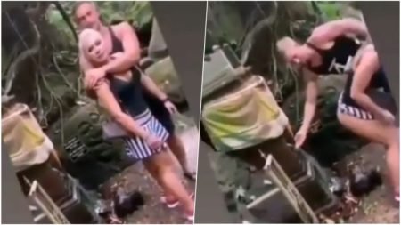Tourist Couple Wash Bum With Holy Water At Bali Temple, Receives Severe Backlash
