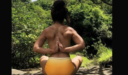 Actress Abigail Pande Goes Nude While Doing Yoga Says It’s Normal