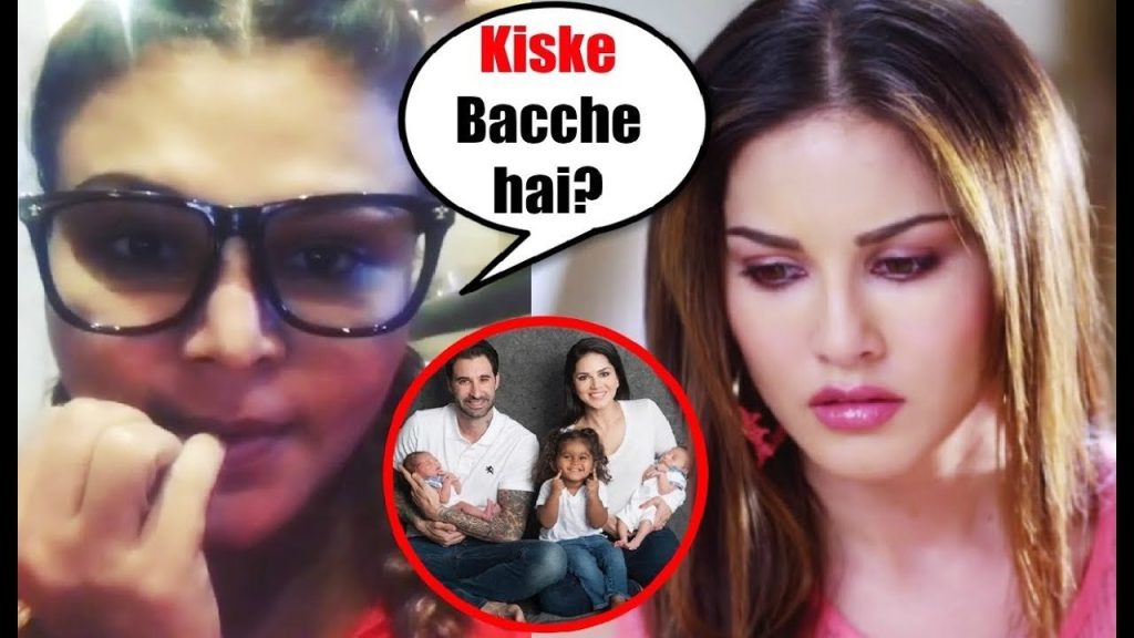 ‘Kiske Bacche Hain’ Rakhi Sawant Makes Fun Of Sunny Leone’s Surrogacy Twins