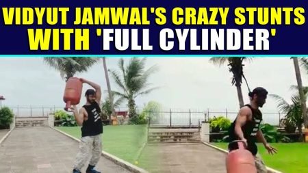 Video of Bollywood Actor Vidyut Jamwal Working Out With an LPG Cylinder Goes Viral