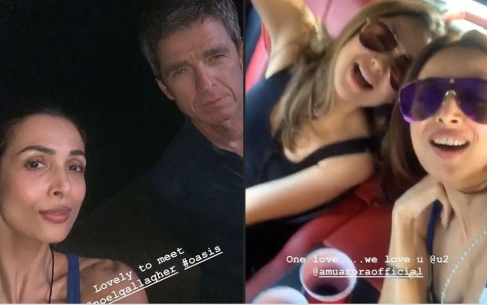 Malaika and Amrita Arora Shares Instagram Post From U2 Concert