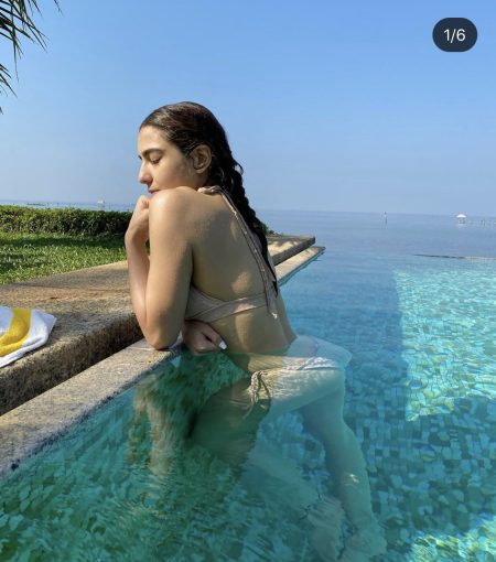 Sara Ali Khan posted vacation photos In Bikini