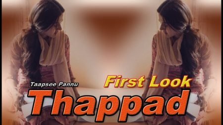 Thappad First Look: The Makers Releases A Provoking Poster Of Taapsee Pannu Tapsee Pannu