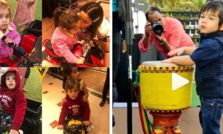 Watch Taimur Ali Khan Playing Drums At Karan Johar’s Children’s Birthday Party, Video Goes Viral On Social Media taimur ali khan