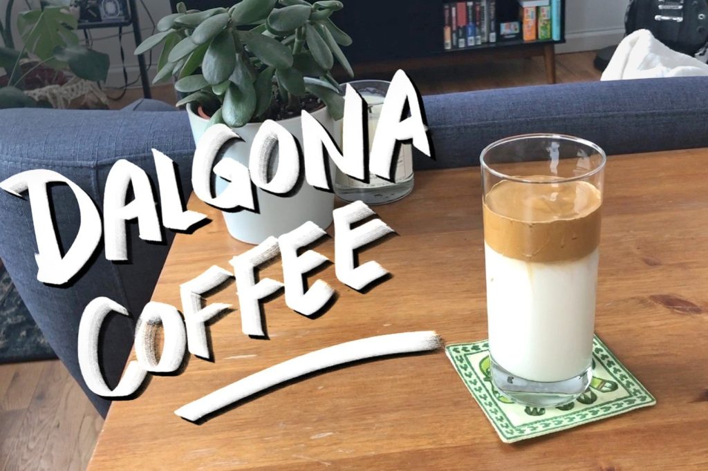 Dalgona coffee