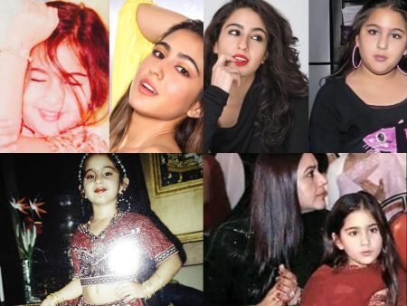 Sara Ali Khan Shares her Throwback Photos Of Childhood Sara Ali Khan