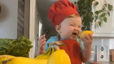 one year old chef
