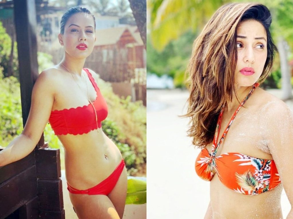 Mouni Roy To Hina Khan Watch These Diva’s Flaunting Themselves In Sexy Bikinis Tv actresses in bikini