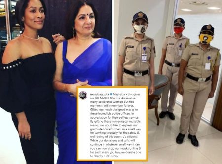 Neena Gupta’s Daughter Masaba Donates Designer Masks To Police Officers, Says ‘I Will Always Remember This’
