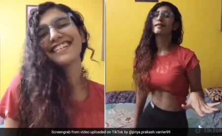 Priya Prakash Varrier’s Dance Video Goes Viral On Internet