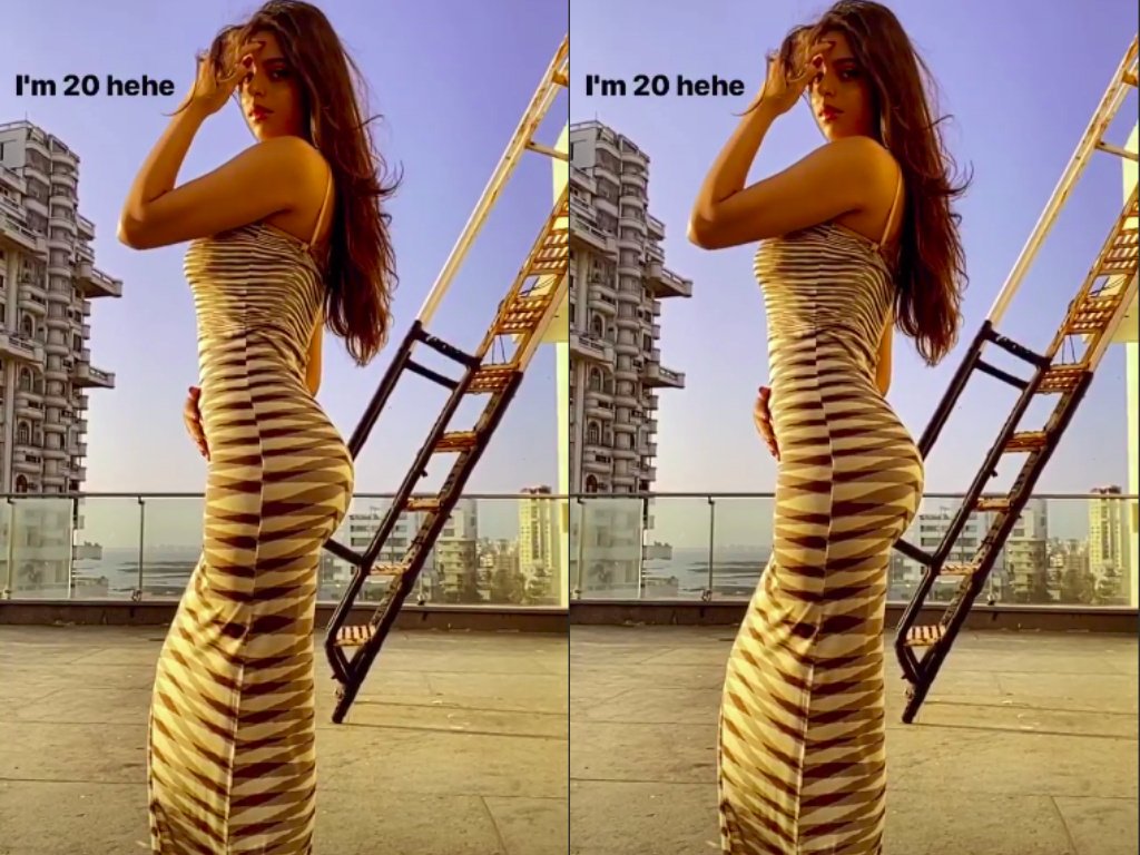 Suhana Khan flaunts Her Fitness, Shoots Slow-Motion Video On The Roof suhana khan