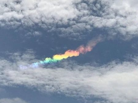 Recent Viral Video Of Rare Rainbow Clouds Seen In The Sky