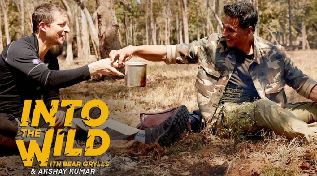 Akshay Kumar with Bear Grylls