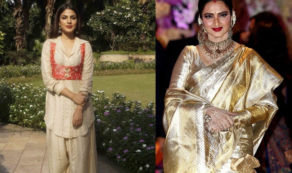 Rhea Chakraborty’s Media Trial Compaired To The Story Of Rekha’s ‘Witch Hunt’ After Her Husband’s Suicide