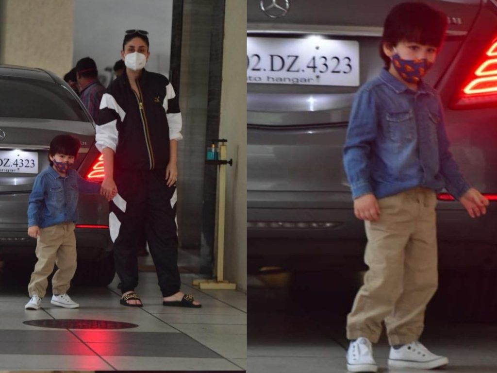 Kareena Kapoor, Looks Stylish In Track Suit But Son Taimur Grabs The Eyeballs Kareena Kapoor Khan